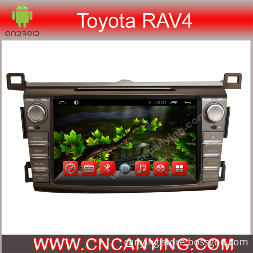 Car DVD Player for Pure Android 4.2.2 Car DVD Player with A9 CPU Capacitive Touch Screen GPS Bluetooth for Toyota RAV4 (AD-8145)